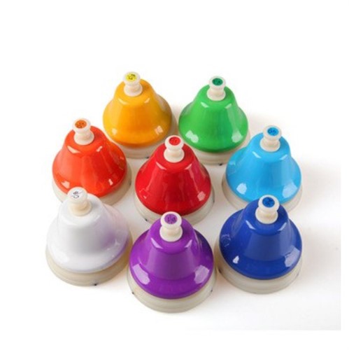 Chuông bấm định âm Montessori 8 nốt nhạc